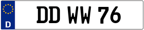 Truck License Plate